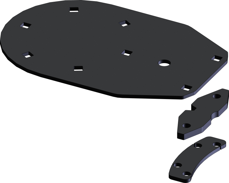 KFI UTV HD Upgrade Actuator Plate Kit 106590 106590 Photo - Primary