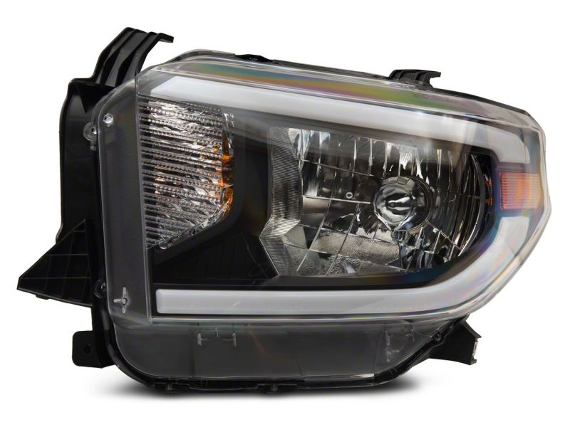 Raxiom 14-21 Toyota Tundra Axial Series Headlights w/ SEQL LED Bar- Blk Housing (Clear Lens) TU16009 TU16009 Photo - Close Up