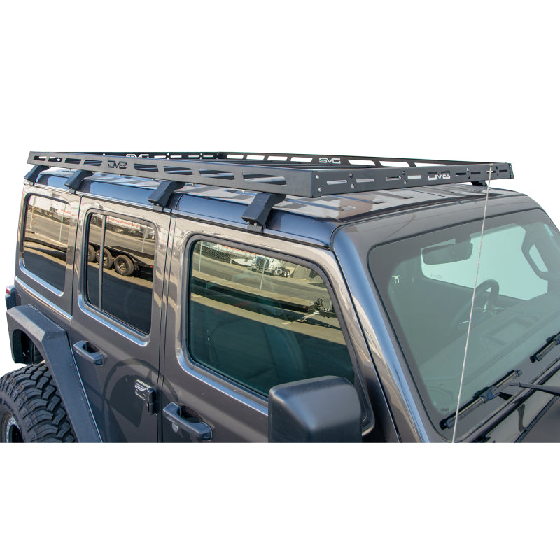 DV8 Offroad 18-21 Jeep Wrangler JL 4-Door Roof Rack RRJL-01 RRJL-01 Photo - Mounted