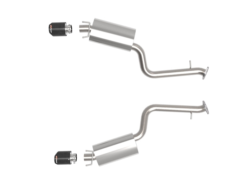 aFe Lexus IS350 14-22 V6-3.5L Takeda Axle-Back Exhaust System- Carbon Fiber Tip 49-36060-C 49-36060-C Photo - Unmounted