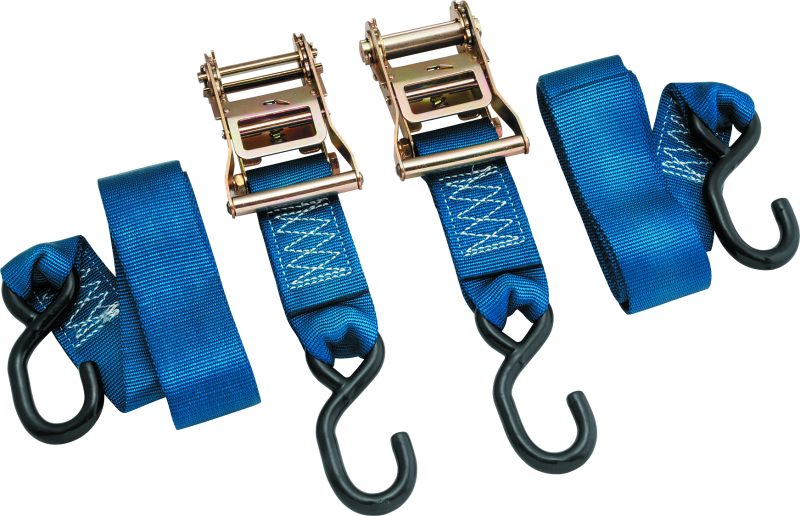 BikeMaster 2x84in Ratchet Tiedown Pair - Blue 100578 100578 Photo - Primary