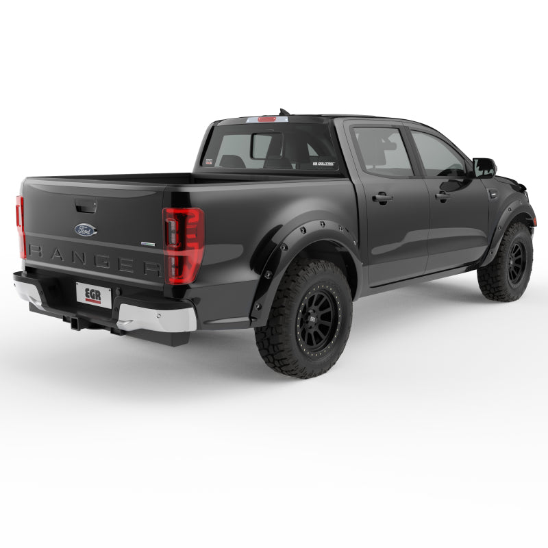 EGR 19-22 Ford Ranger Painted To Code Shadow Traditional Bolt-On Look Fender Flares Black Set Of 4 793554-G1 793554-G1 Photo - Mounted