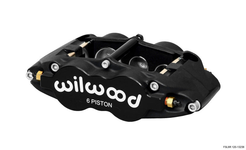 Wilwood Caliper-FSL6R-L/H , 1.62/1.12/1.12" Pistons, 0.81" Disc 120-13238 Photo - Primary