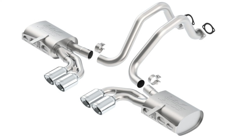 Borla 97-04 Chevrolet Corvette 5.7L 8cyl ATAK SS Catback Exhaust 140428 140428 Photo - Primary