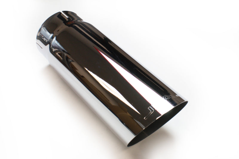 JBA 4in x 4.5in x 12in Angle Cut Chrome Plated Exhaust Tip 12-08216 12-08216 Photo - Primary