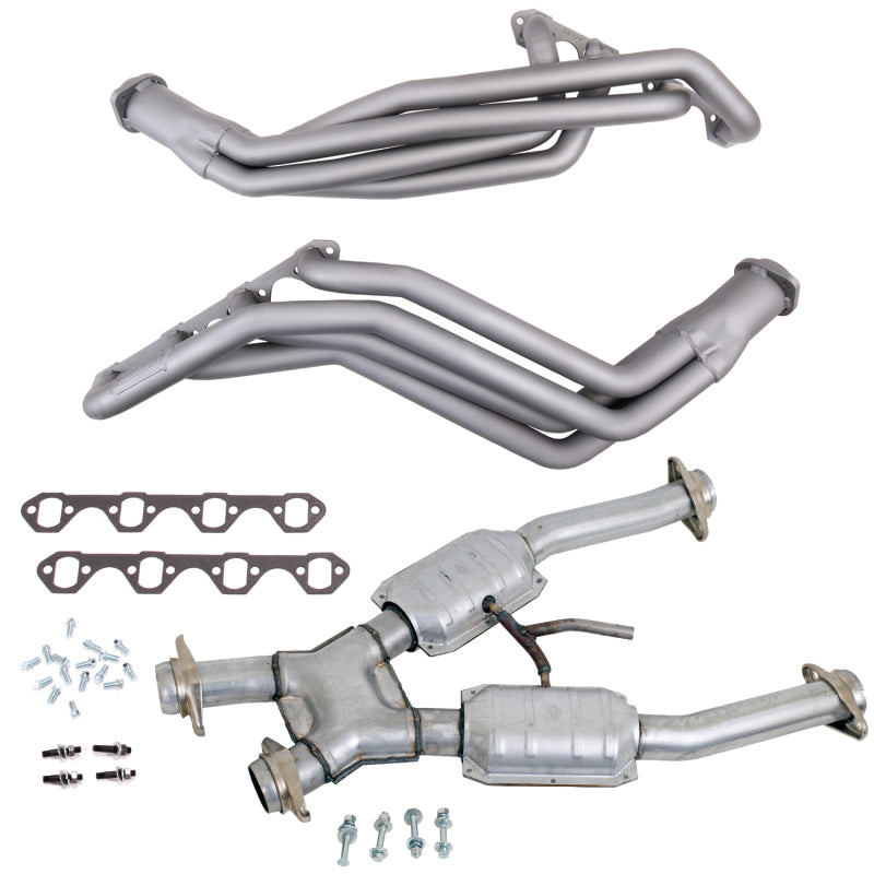 BBK 94-95 Ford Mustang 5.0L 1-5/8 Long Tube Headers w/High Flow Catted X-Pipe (Ti Ceramic) 15192 15192 Photo - Primary