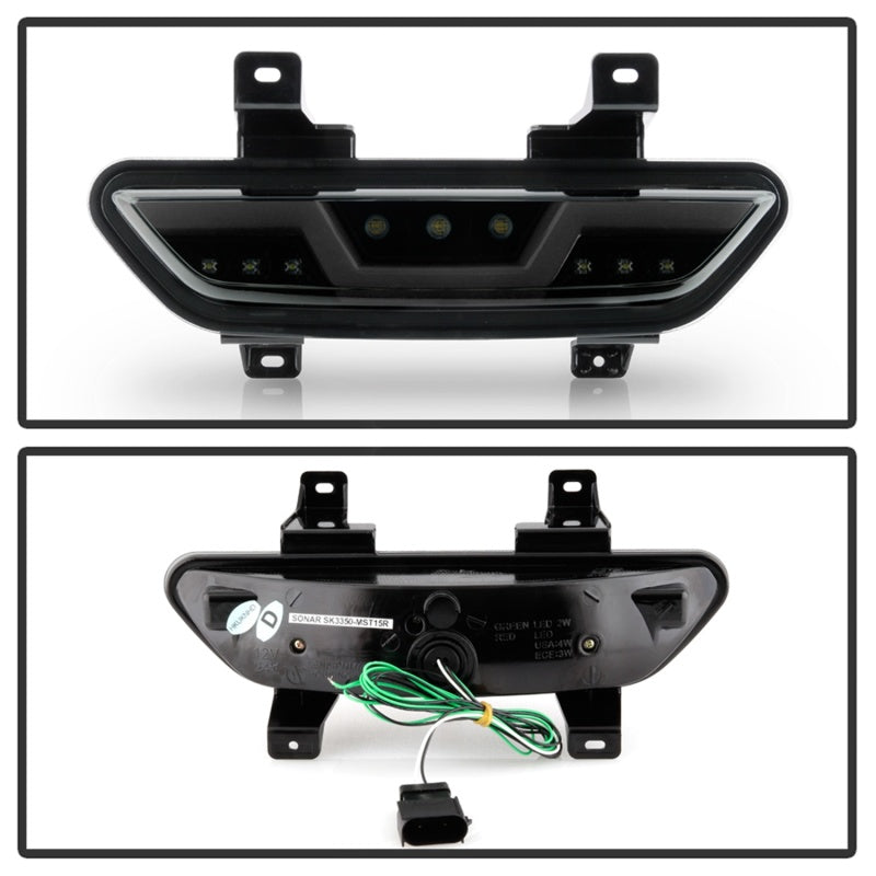 Spyder 15-16 Ford Mustang LED Reverse Lights - Black Smoke (ALT-YD-FM15RED-REV-BSM) 5082787 5082787 Photo - Unmounted