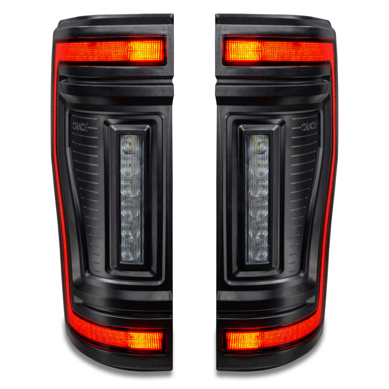 ORACLE Lighting 17-22 Ford F-250/350 (Black Series) Flush Mount LED Tail Lights 5896-504-T 5896-504-T Photo - out of package