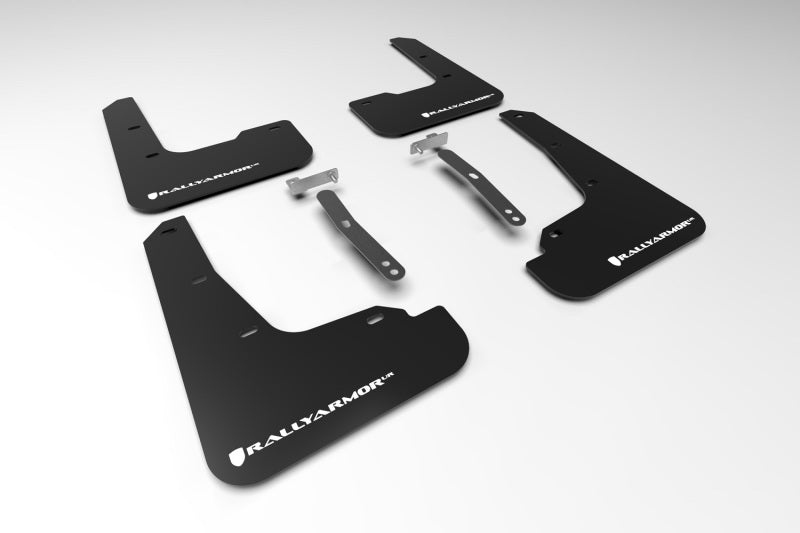 Rally Armor 21-23 Hyundai Elantra (Will Not Fit Elantra N/N Line) Black UR Mud Flap w/ White Logo MF69-UR-BLK-WH MF69-UR-BLK-WH User 1