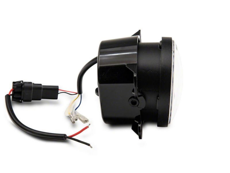 Raxiom 07-18 Jeep Wrangler JK Axial Series Halo LED Fog Lights- Amber J141994 J141994 Photo - Close Up