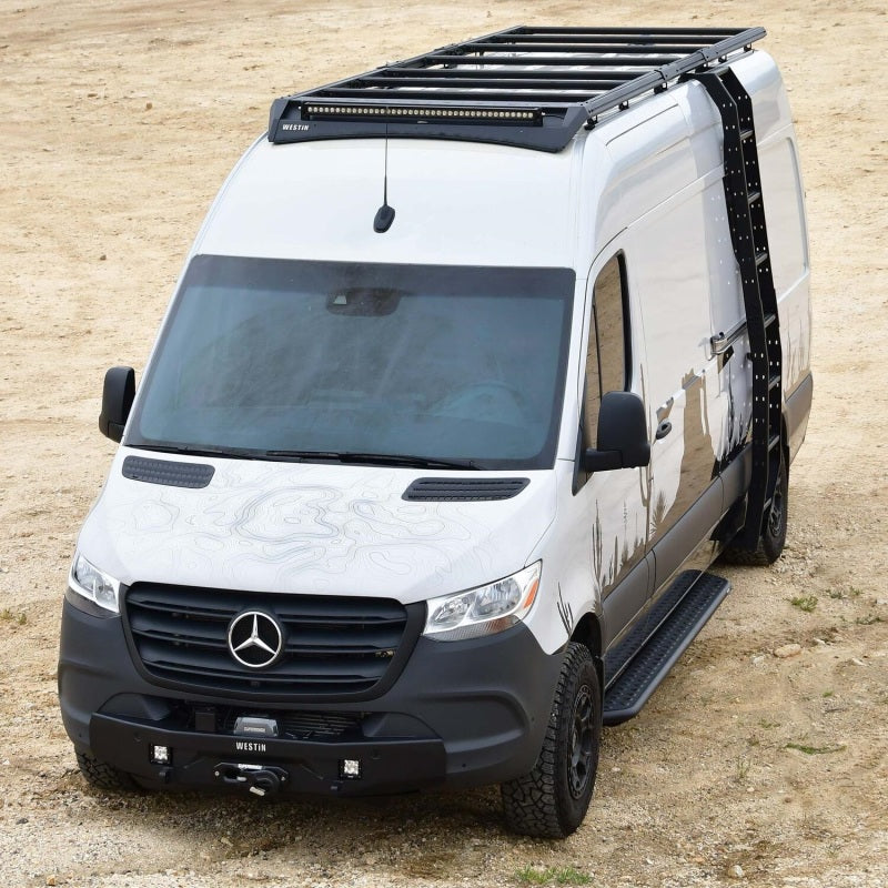 Westin 19-23 Mercedes-Benz Sprinter High Roof Mesa Side Ladder 15-00035 15-00035 Photo - Mounted