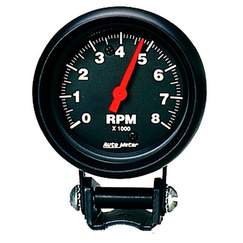 Autometer 2-5/8" Pedestal Tachometer, 0-8,000 Rpm, Z-Series 2892 Photo - Primary