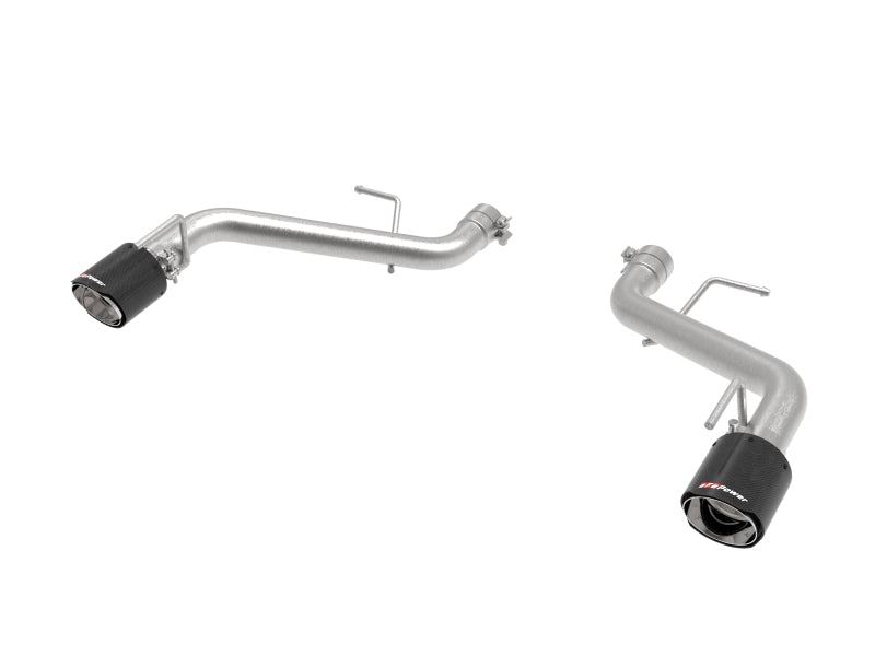 aFe POWER MACH Force-Xp 2.5in Axle-Back Exhaust System 16-20 Chevy Camaro SS V8 6.2L - Carbon Fiber 49-44118-C 49-44118-C Photo - Primary