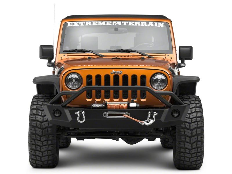 Raxiom 07-18 Jeep Wrangler JK Side Mirrors w/ LED Signal Indicators- Blk J106890 J106890 Photo - Close Up