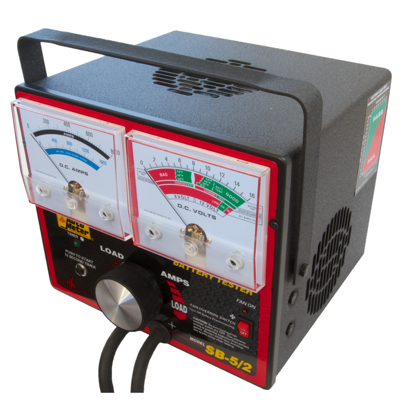 Autometer Battery Tester,800 Amp w/Unloader SB-5/2 User 4
