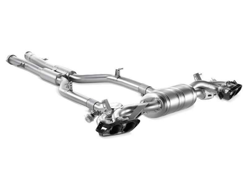 Akrapovic 10-14 AMG SLS Coupe/Roadster Evolution Line Cat Back (Titanium) w/ Carbon Tips S-MESLSAMG/1 S-MESLSAMG/1 Photo - Primary
