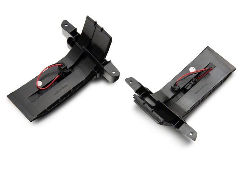 Raxiom 14-19 Chevrolet Silverado Axial Series Dual-Row Amber LED Tow Mirror Lights- Smoked S127430 S127430 Photo - Close Up