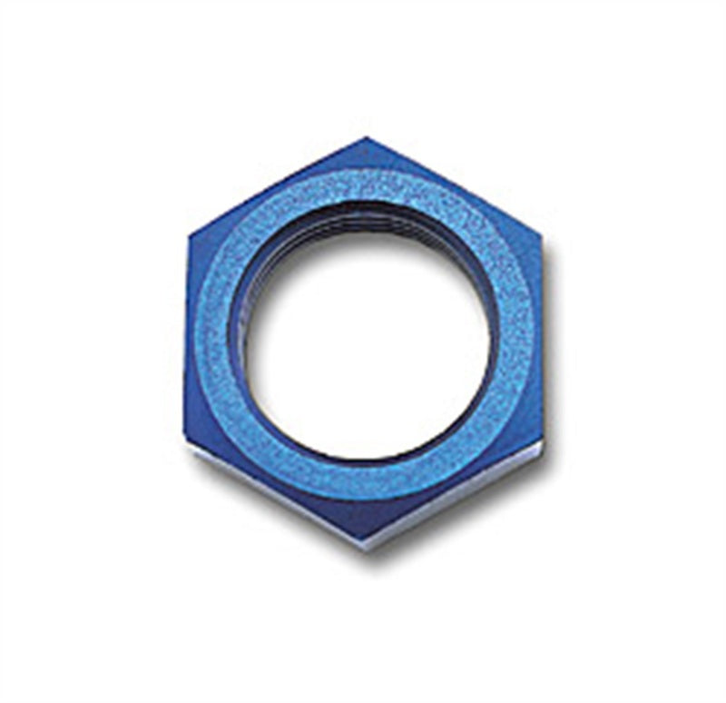 Russell -6 AN Bulkhead Nuts (Blue Finish) 661890 Photo - Primary