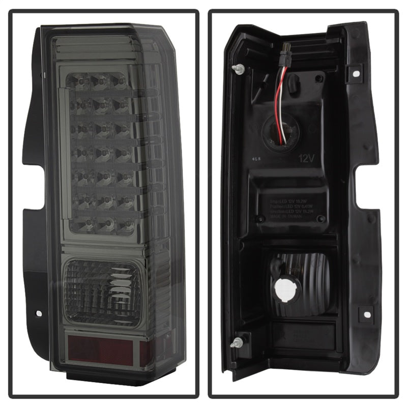 SPYDER Xtune Hummer H3 06-09 ( Non H3T ) LED Tail Lights Smoke ALT-ON-HH306-LED-SM 5013064 5013064 Photo - Unmounted