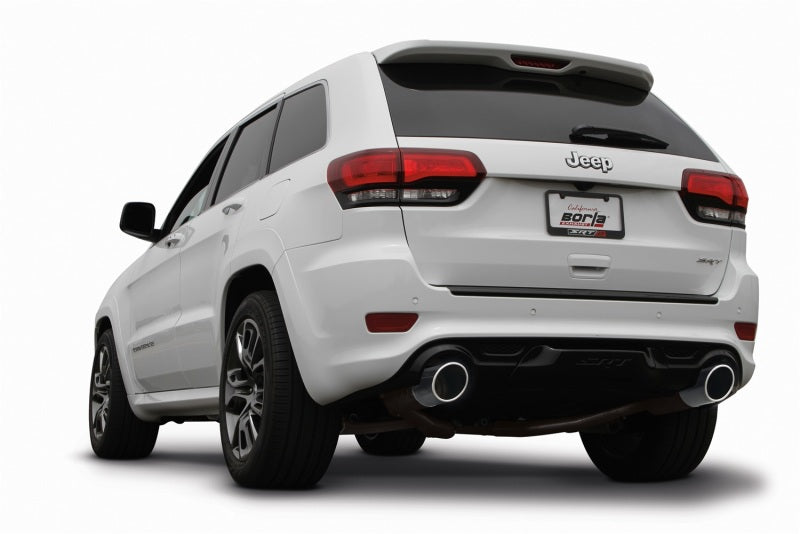 Borla 2015 Jeep Grand Cherokee SRT8 ATAK Dual Round Rolled Exit Catback Exhaust 140633 140633 Photo - Close Up