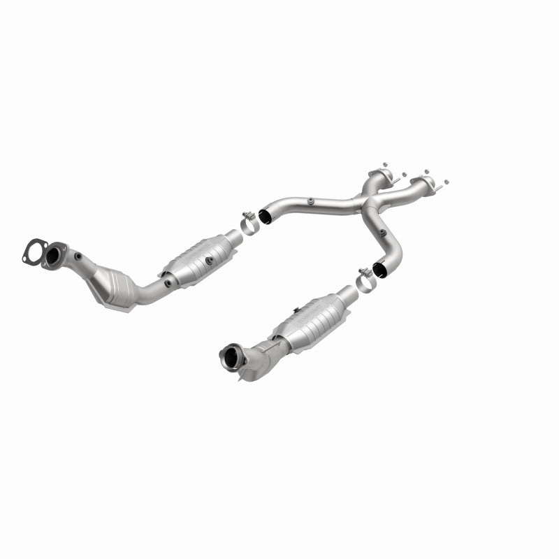 MagnaFlow Ford Mustang HM Grade Federal / EPA Compliant Direct-Fit Catalytic Converter 93671 360 Degree Image Set