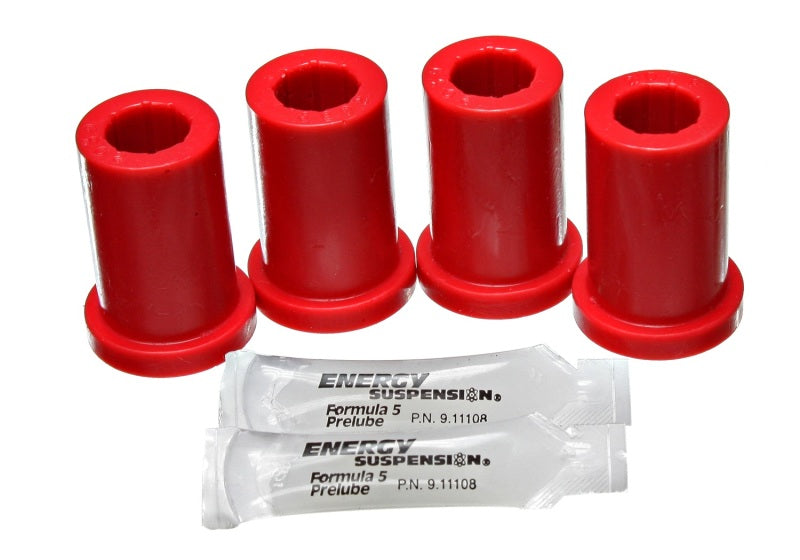Energy Suspension Frame Shackle Bushing Set Red Toyota Pickup DLX 1980-1985 8.2104R Photo - Primary