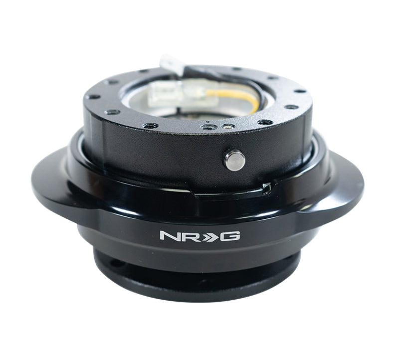 NRG Quick Release Kit - Black Body / Shinny Black Oval Ring SRK-220BK Photo - Primary