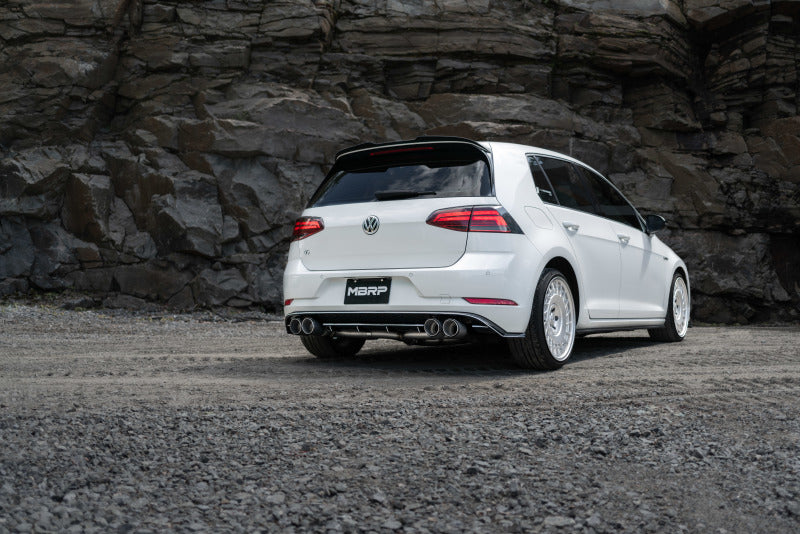 MBRP 15-19 VW Golf R MK7/MK7.5 3in T304 Cat Back Exhaust w/ Carbon Fiber Tips S46033CF S46033CF Photo - out of package