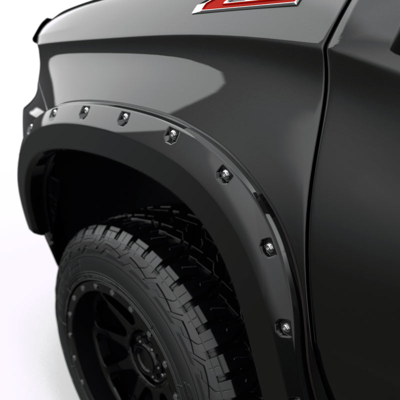 EGR 19-22 Chevrolet Silverado 1500 Traditional Bolt-On Look Fender Flares Black Set Of 4 791694-GBA 791694-GBA Photo - Close Up