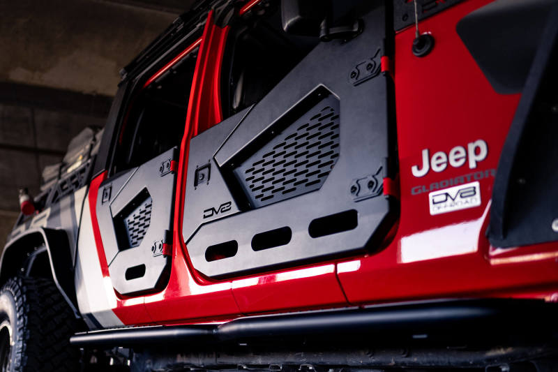 DV8 Offroad 18-22 Jeep Wrangler JL/JT Spec Series Half Doors - Front Set HDJL-02F HDJL-02F Photo - Unmounted