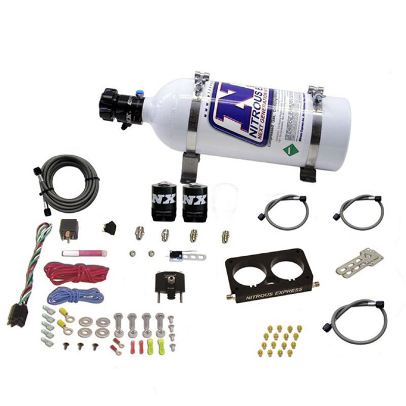 Nitrous Express 96-04 Ford Mustang Cobra 4 Valve (Stock TB) Nitrous Kit (50-300HP) w/5lb Bottle 20950D-05 20950D-05 Photo - Primary