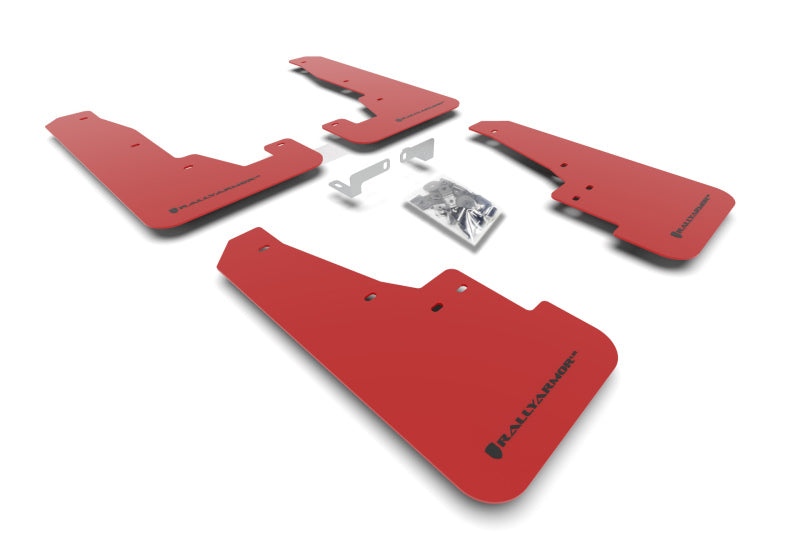 Rally Armor 16-22 Dodge Durango GT / RT / SRT / SXT Red UR Mud Flap Black Logo MF55-UR-RD/BLK MF55-UR-RD/BLK Photo - Primary