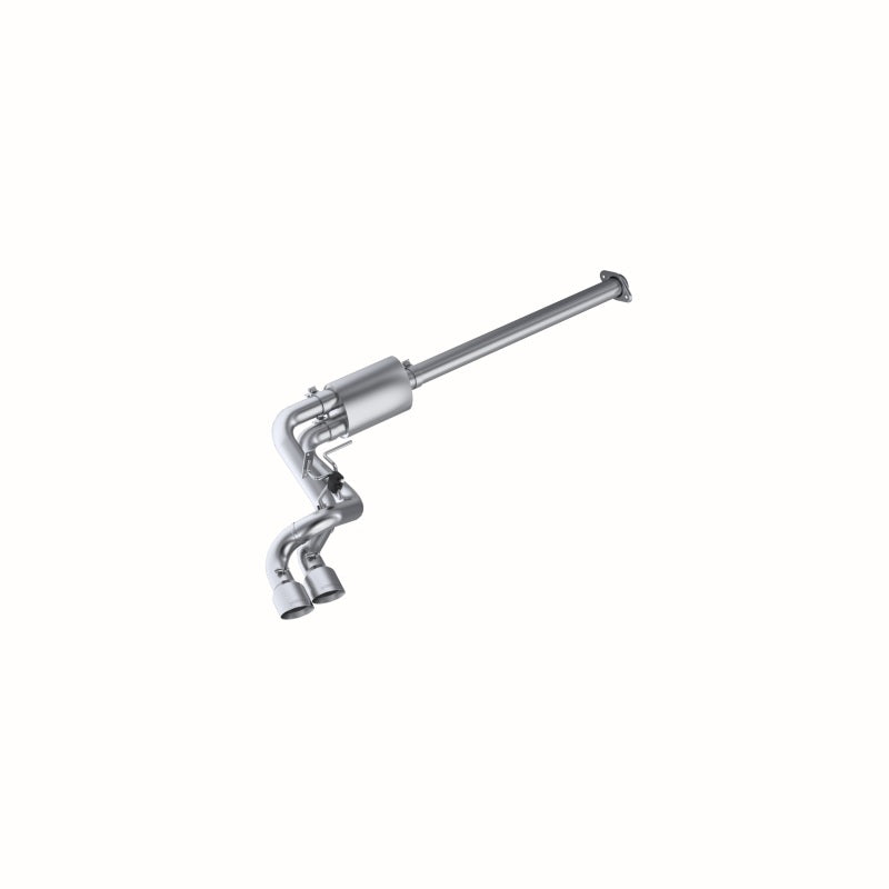 MBRP 09-14 Ford F150 T304 Pre-Axle 4.5in OD Tips Dual Outlet 3in Cat Back S5261304 Photo - Primary
