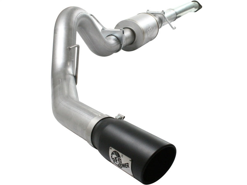 aFe Aluminized Cat-Back Exhaust No Muffler Black - Ford F-150 11-14 49-03041-B Photo - Primary