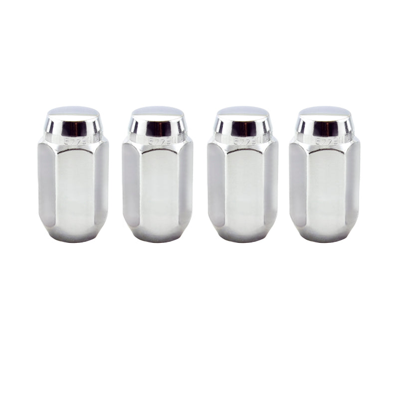 McGard Hex Lug Nut (Cone Seat) M14X1.5 / 22mm Hex / 1.635in. Length (4-Pack) - Chrome 64069 64069 Photo - out of package
