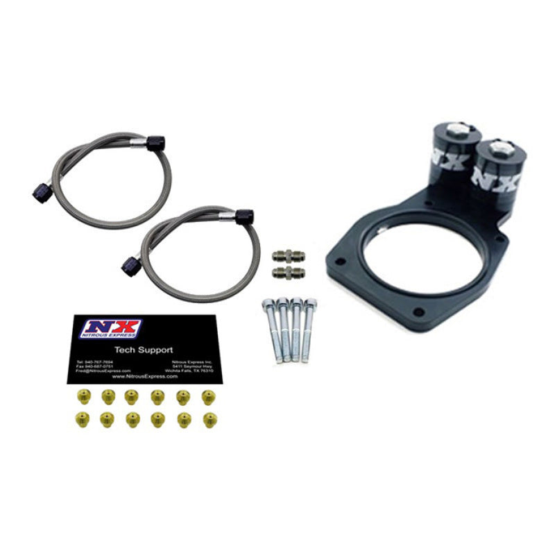 Nitrous Express 10-15 Chevrolet Camaro (5th Gen) EFI Nitrous Plate Conversion w/Attached Solenoids NX931 NX931 Photo - Primary