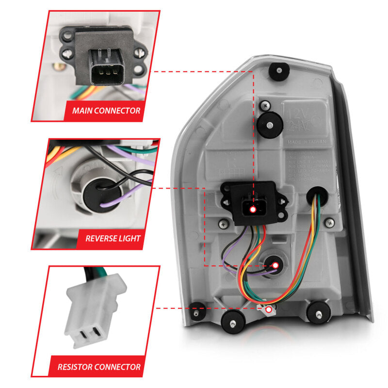 Anzo 11-14 Chrysler 300 Led Taillights Chrome w/ Sequential 321344 Photo - Unmounted