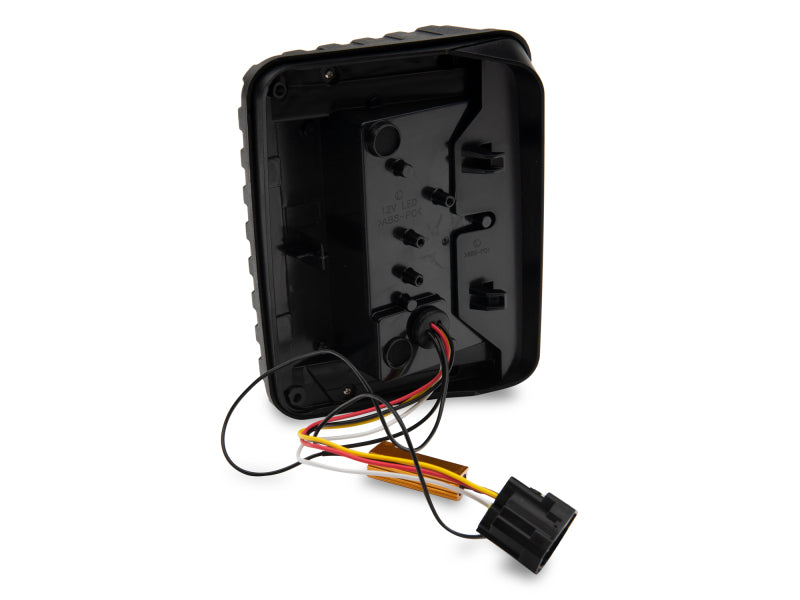 Raxiom 07-18 Jeep Wrangler JK LED Tail Lights- Black Housing (Smoked Lens) J115435 J115435 Photo - Close Up