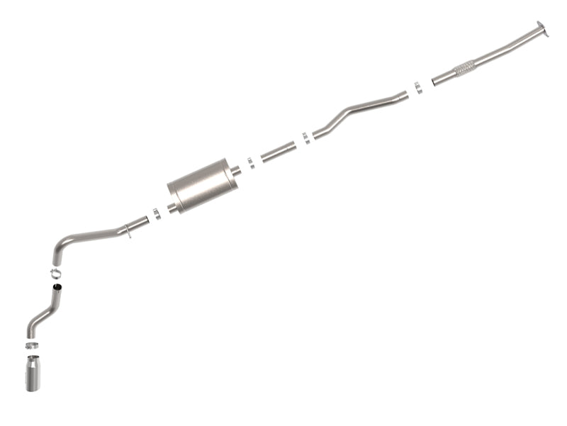 afe Apollo GT Series 19-20 GM 1500 2.7L (t) 409 SS CB Exhaust System w/Polished Tip 49-44108-P 49-44108-P Photo - Unmounted