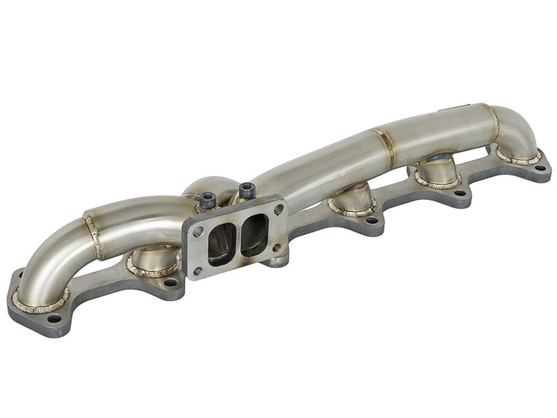 aFe Twisted Steel Header w/ Turbo Manifold 03-07 Dodge Diesel L6-5.9L 48-32017 48-32017 Photo - Unmounted