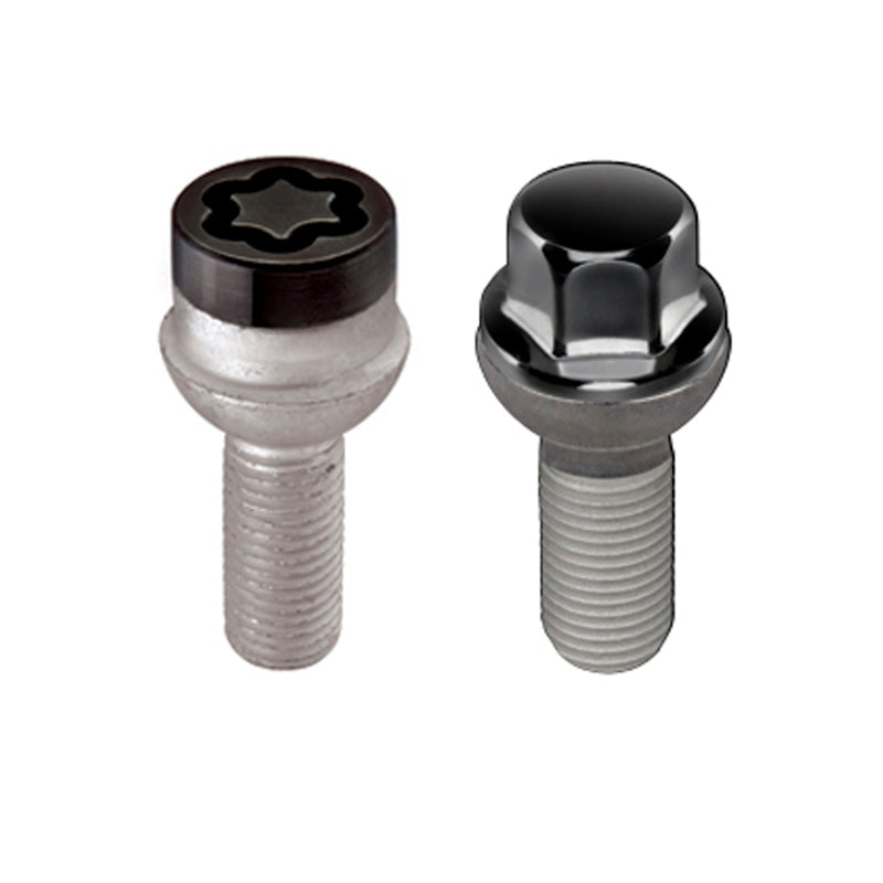 McGard 5 Lug Hex Install Kit w/Locks (Radius Seat Bolt) M14X1.5 / 17mm Hex / 27.5mm Shank L. - Black 68174BK 68174BK Photo - Primary