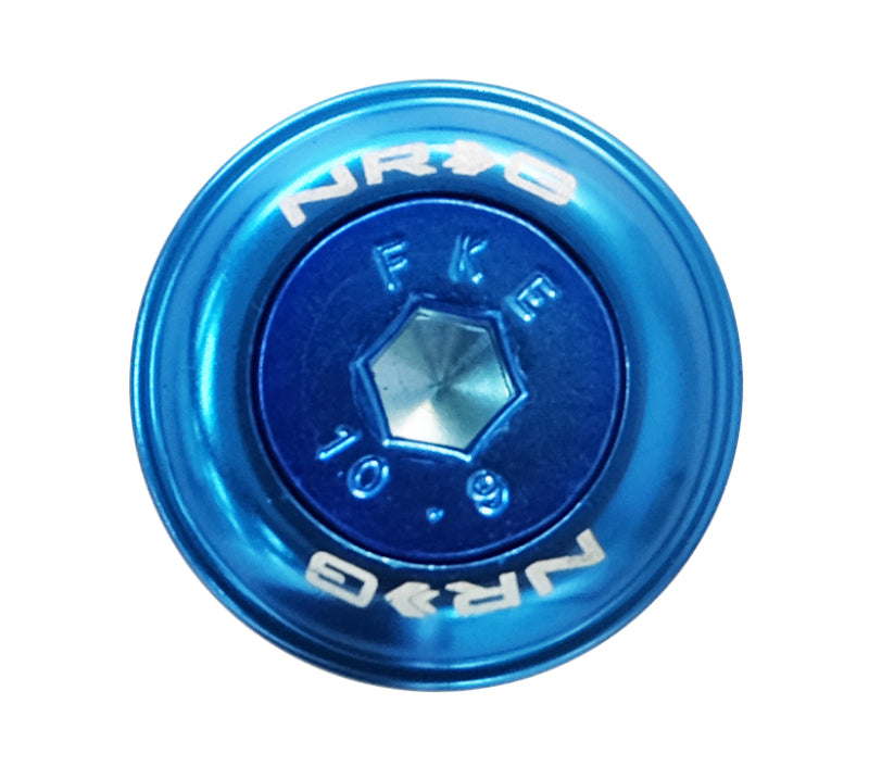 NRG Fender Washer Kit w/Color Matched M6 Bolt Rivets For Plastic (Blue) - Set of 10 FW-150BL FW-150BL Photo - Primary