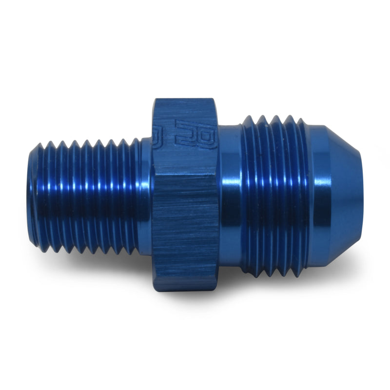 Russell Performance -6 AN to 3/8in NPT Straight Flare to Pipe (Blue) (25 pcs.) 660468 660468 Photo - out of package