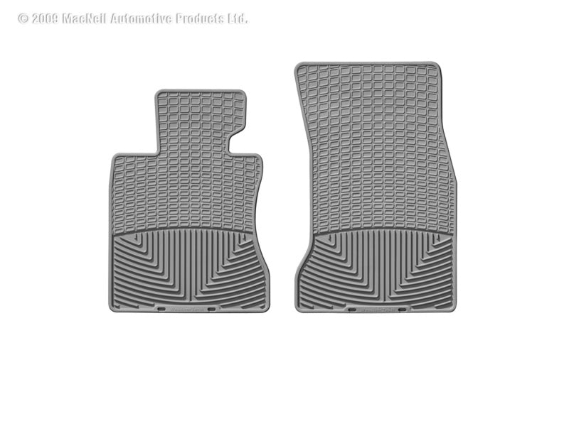 WeatherTech 04-07 BMW 525i Front Rubber Mats - Grey W62GR W62GR Photo - Primary