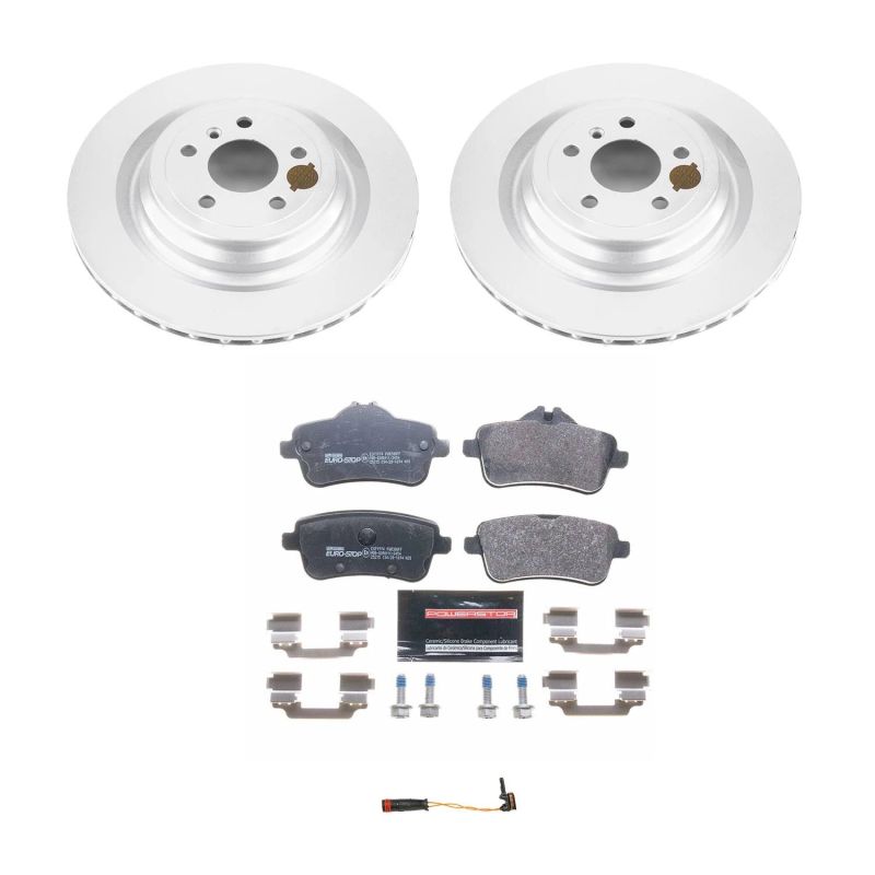 Power Stop 17-19 Mercedes-Benz GLS450 Rear Euro-Stop Brake Kit ESK7448 ESK7448 Photo - Primary