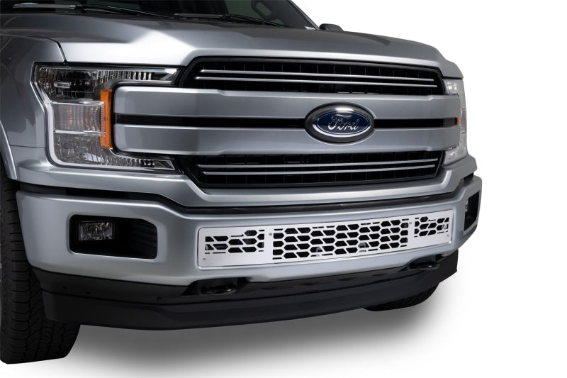 Putco 18-20 Ford F-150 - Hex Shield Style - Polished SS Bumper Grille Inserts 82161 82161 Photo - Mounted