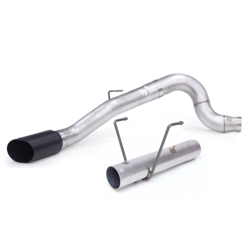 Banks Power 13-18 Dodge RAM Monster Exhaust 5.0in. Single 6.7L CCLB w/ SideKick S/S Black Tip 49797-B 49797-B Photo - Primary