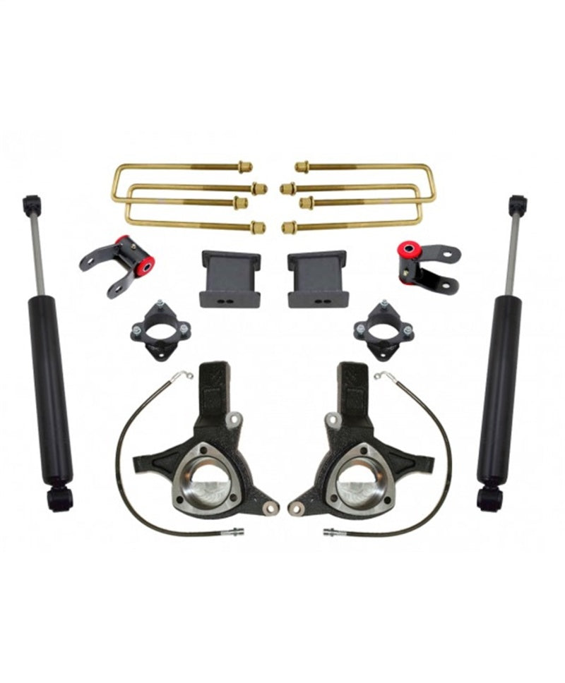 MaxTrac 07-16 GM C1500 2WD w/Cast Steel Susp. 7.5in/4in MaxPro Spindle Lift Kit w/MaxTrac Shocks K881375 K881375 Photo - Primary