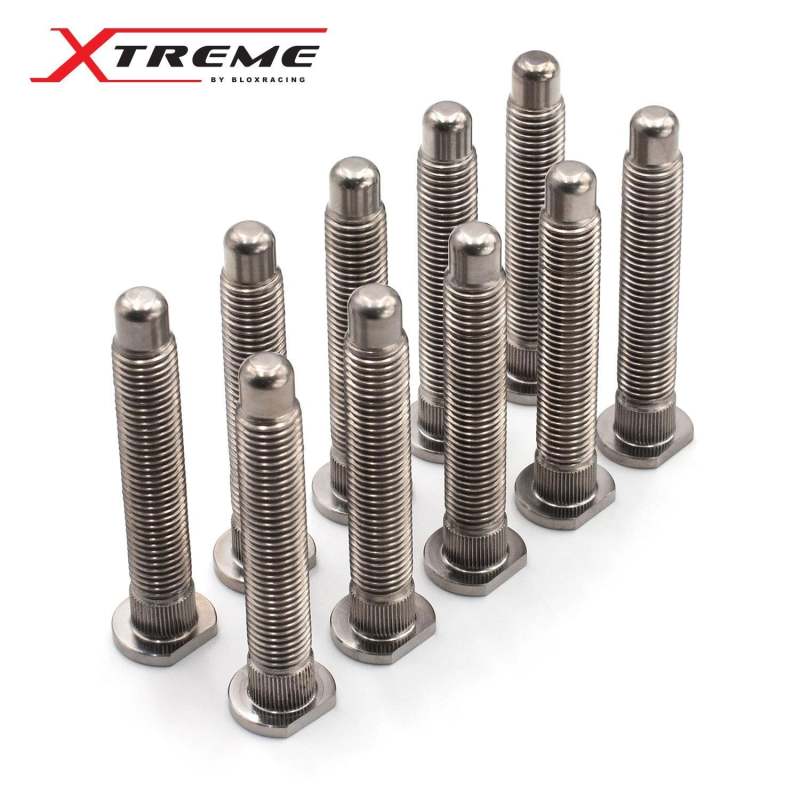 BLOX Racing Titanium Extended Wheel Studs M12X1.5mm SIngle Piece Honda Fitment - Burnt BXAC-00175-B BXAC-00175-B Photo - Primary