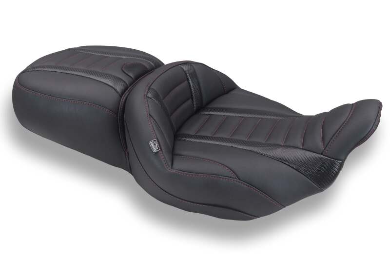 Mustang Motorcycle MMP One-Piece 2 Up Seat Seats Solo Motorcycle Seats main image